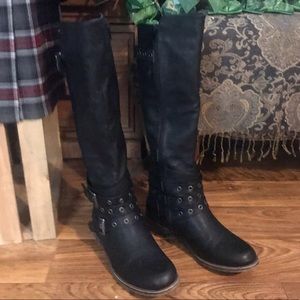 Just fab black boots size 7 1/2